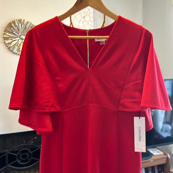 Calvin Klein Dresses & Skirts - Calvin Klein Red Dress